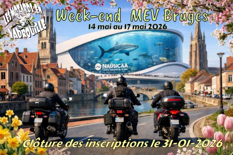 14 au 17 mai 2026  – Week-end MEV (réservé aux adhérents)