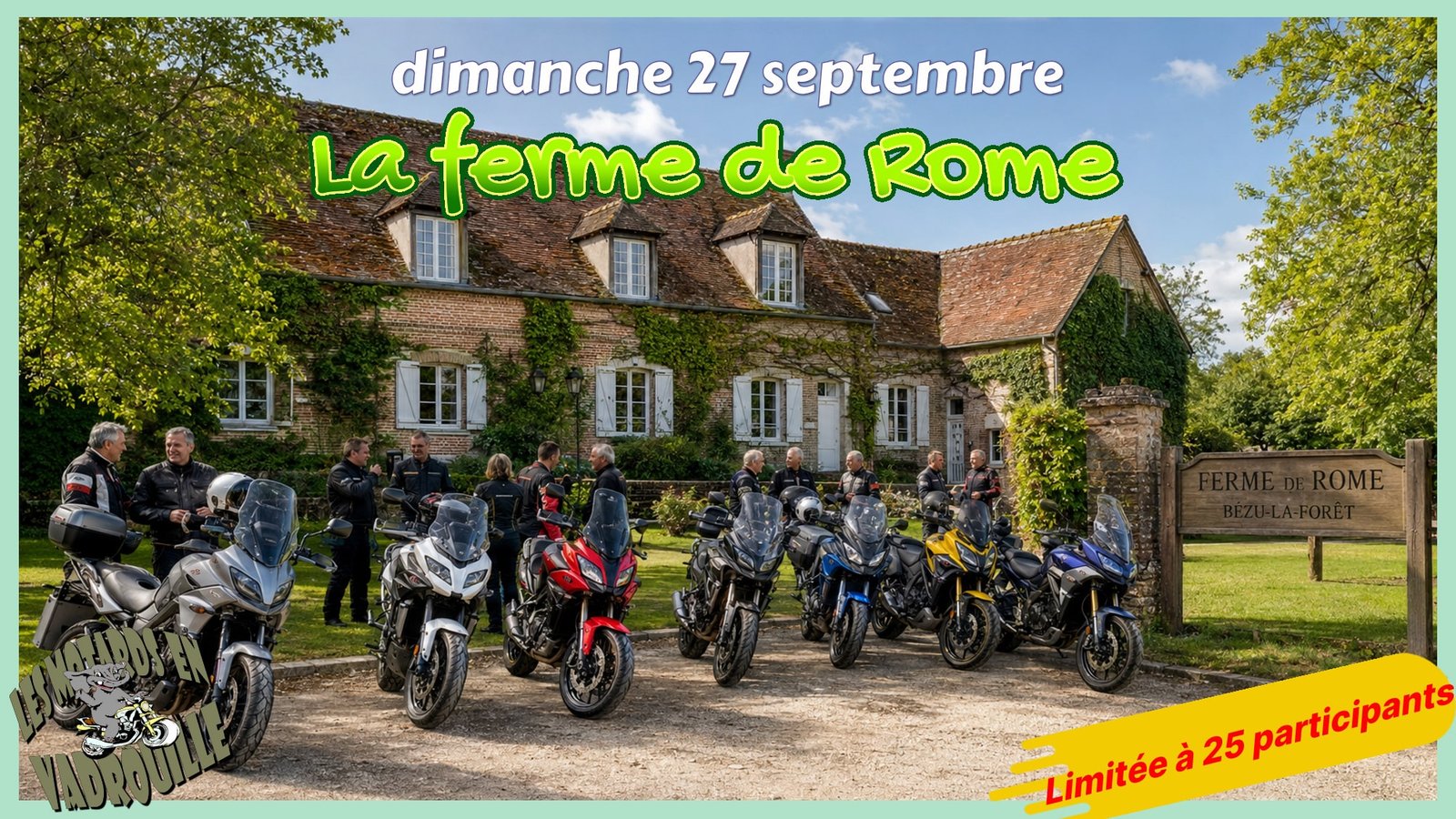 27 septembre – La Ferme de Rome – Bézu la Forêt